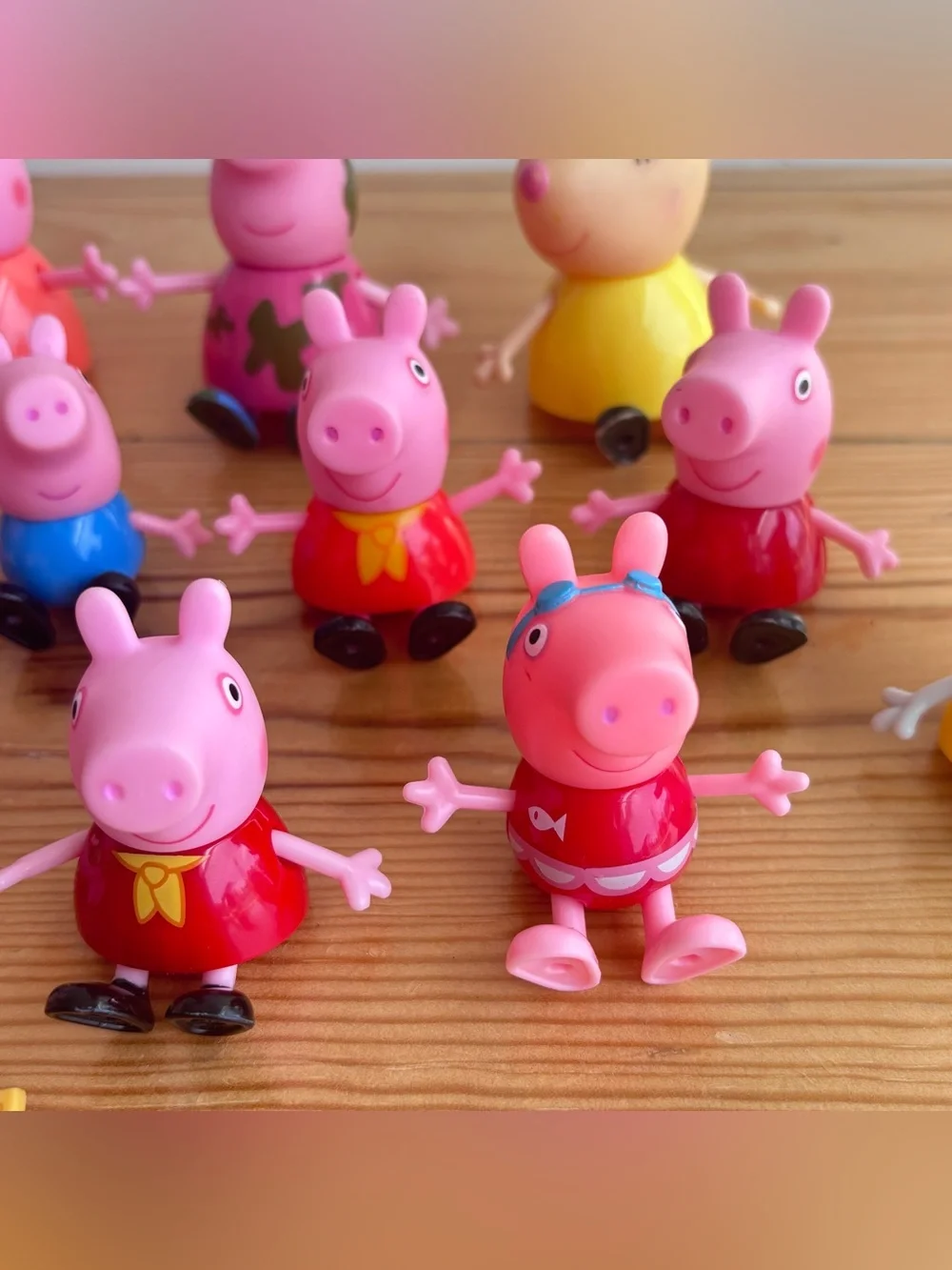 Lot of Peppa Pig & Friends Playset Figurines - 15 Total - Good Condition